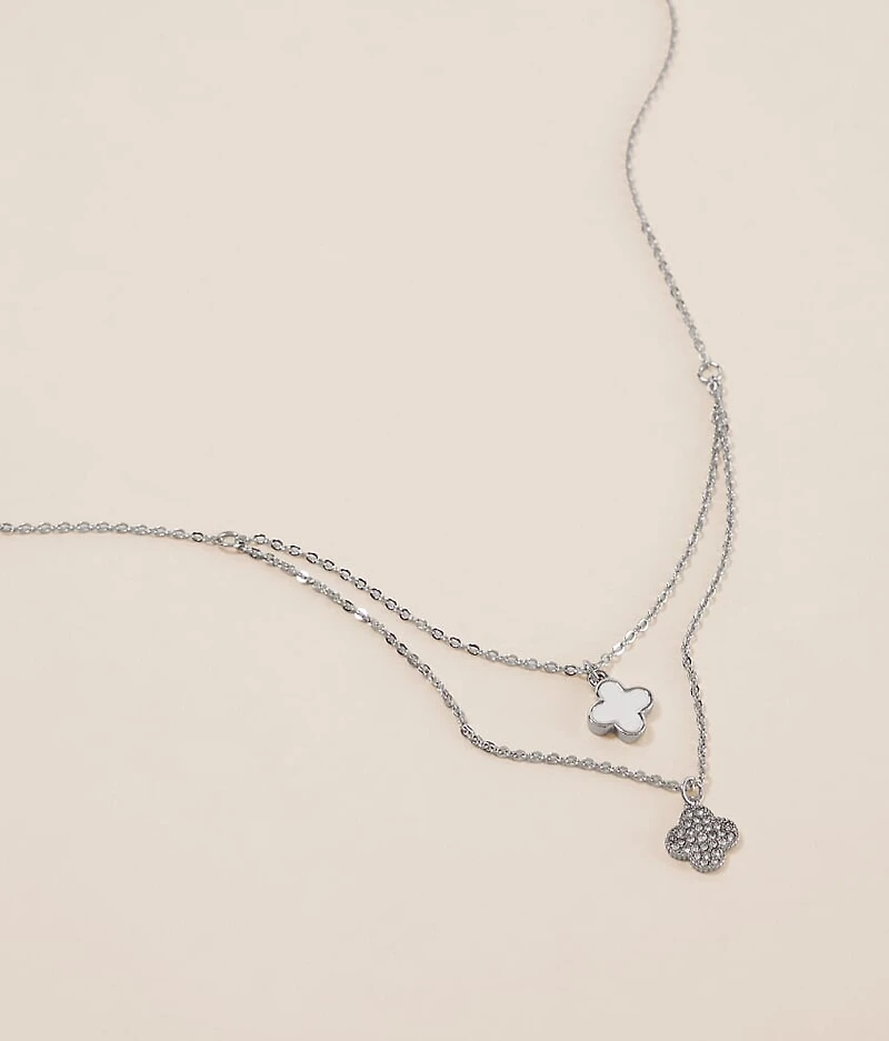 Layered Clover Necklace