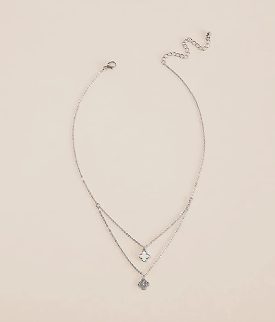 Layered Clover Necklace