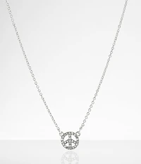 Peace Sign Necklace