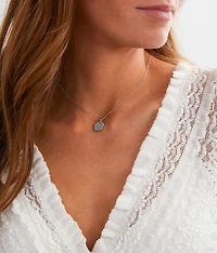 Glitz Flower Necklace