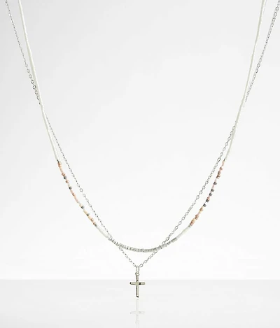 2 Pack Cross Necklace Set