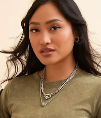 2 Pack Statement Necklace Set