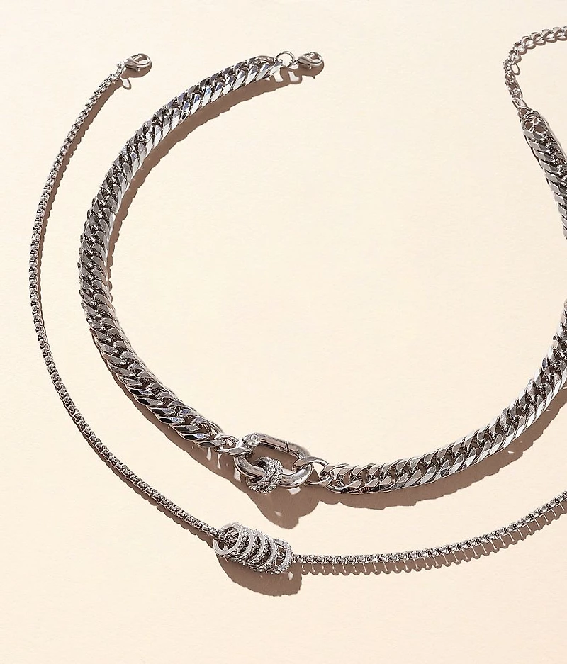 2 Pack Statement Necklace Set