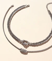 2 Pack Statement Necklace Set