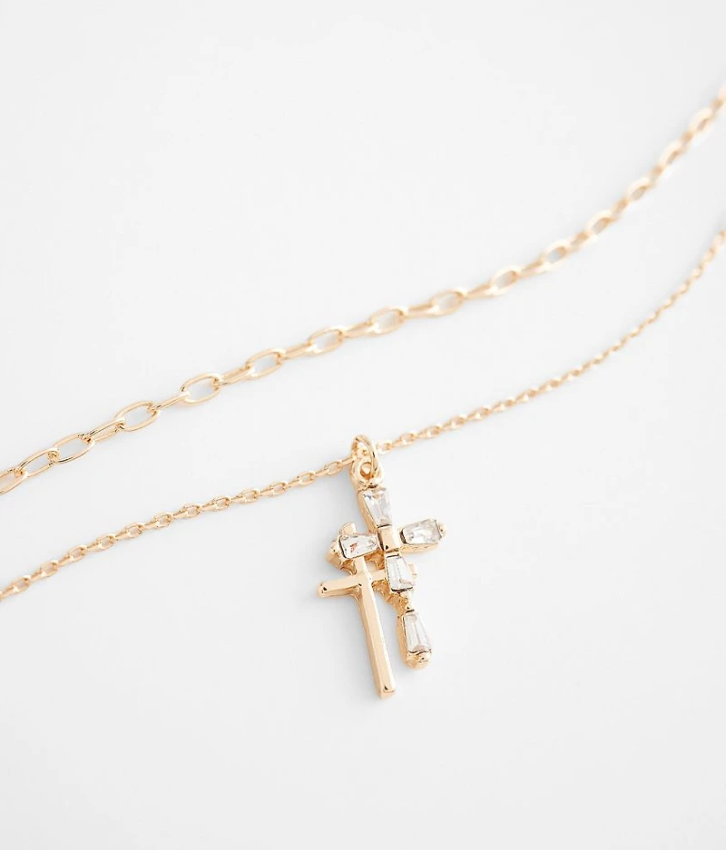 Pack Cross Necklace Set