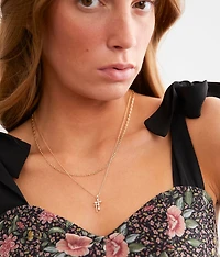 Pack Cross Necklace Set