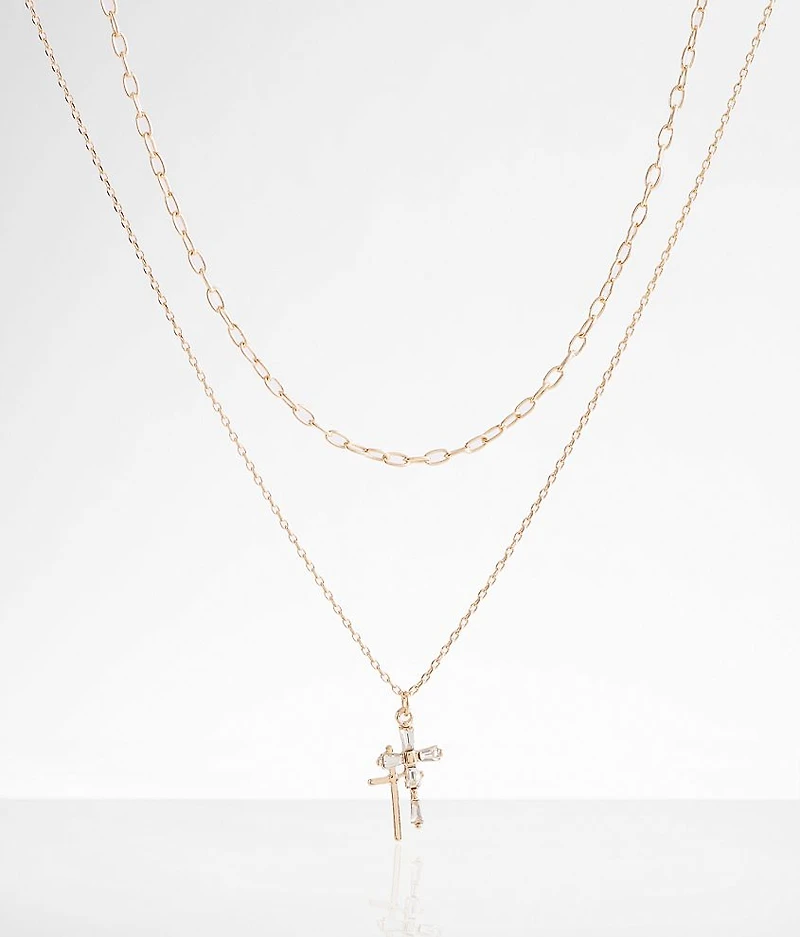 Pack Cross Necklace Set