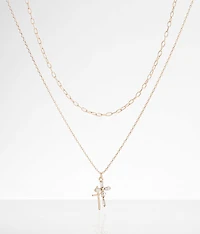 Pack Cross Necklace Set