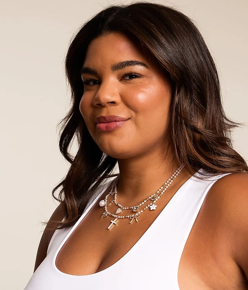 Sweet Charm Tiered Necklace