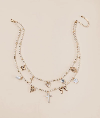 Sweet Charm Tiered Necklace