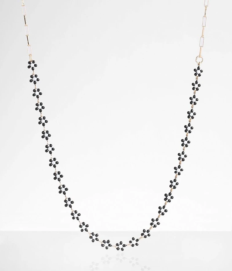 Painted Flower Necklace