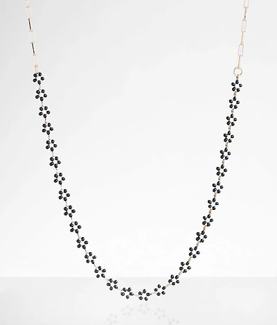 Painted Flower Necklace