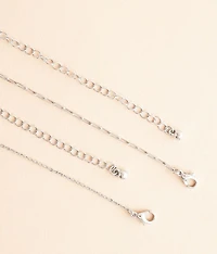 2 Pack Glitz Necklace Set