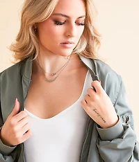 2 Pack Glitz Necklace Set