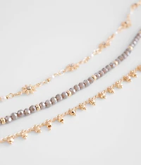 3 Pack Beaded Necklace Set