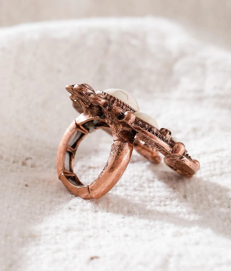 Howlite Stretch Ring