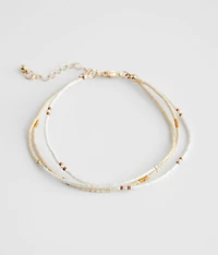 Beaded Ankle Bracelet