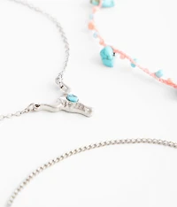 3 Pack Western Ankle Bracelet Set