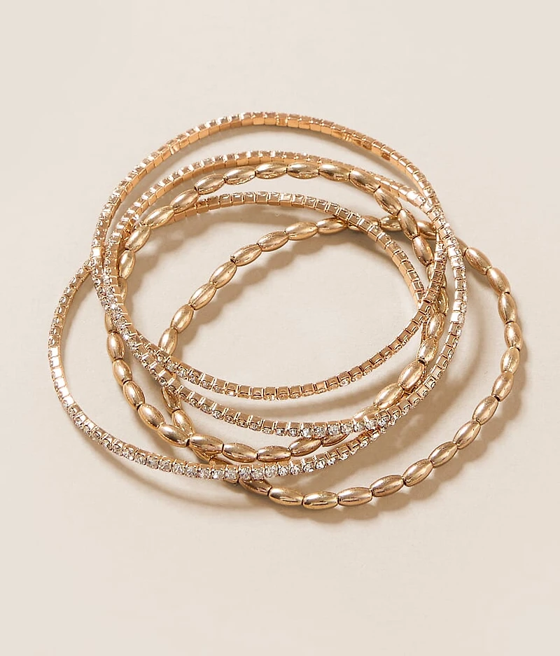 5 Pack Glam Bracelet Set
