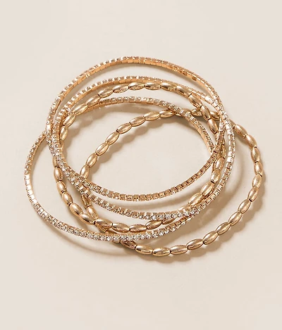 5 Pack Glam Bracelet Set