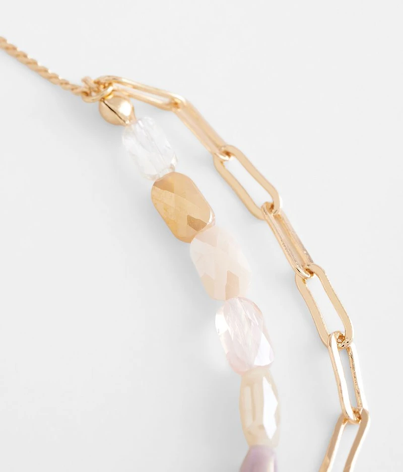 Bead & Chain Bracelet