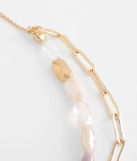 Bead & Chain Bracelet