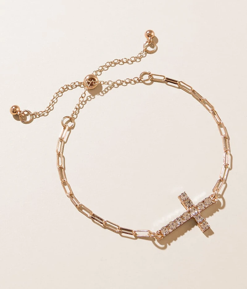 Glitz Cross Bracelet