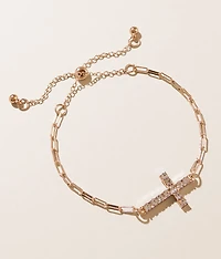 Glitz Cross Bracelet