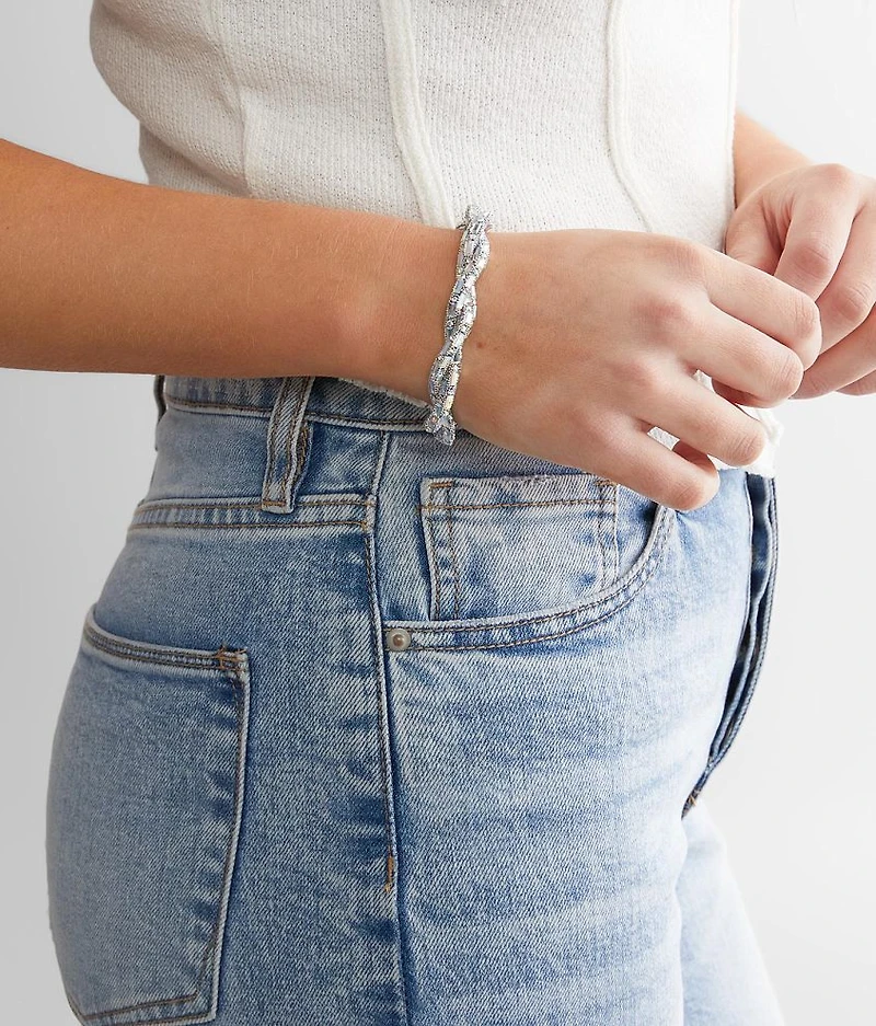 Twisted Glitz Bracelet
