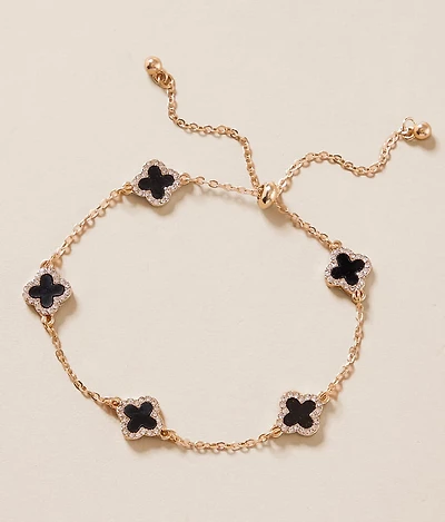 Glitz Clover Bracelet