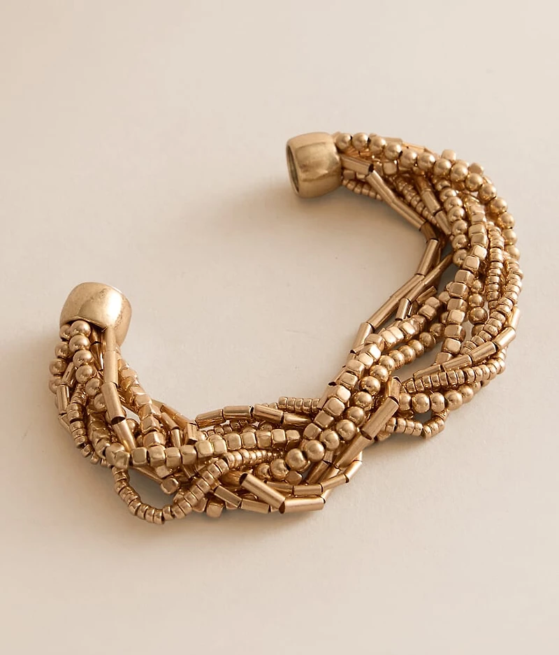 Beaded Multi Strand Bracelet