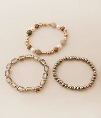 Pack Glitz Beaded Bracelet Set