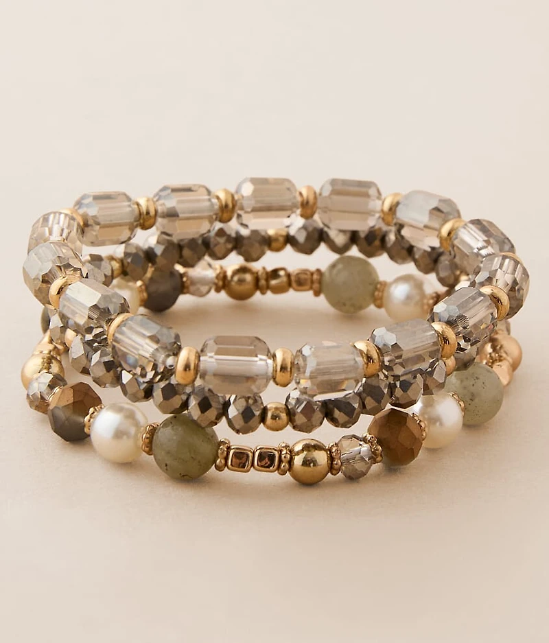 Pack Glitz Beaded Bracelet Set