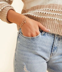 Beaded Bow Bracelet