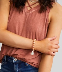 Tassel Stretch Bracelet