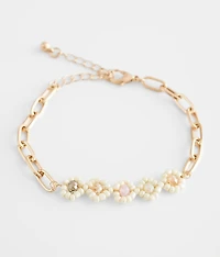 Flower Bead Bracelet