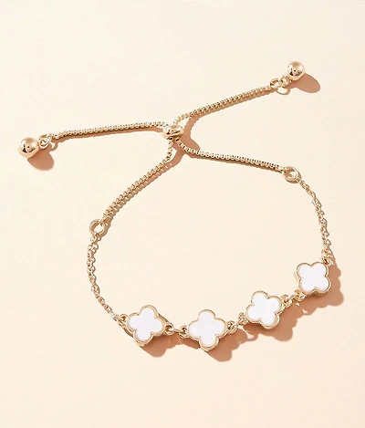 Clover Slider Bracelet