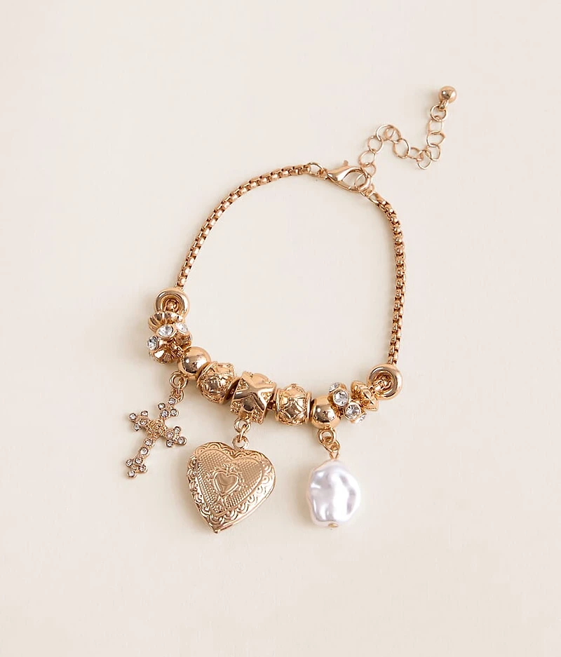 Locket Charm Bracelet