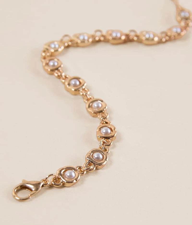 Faux Pearl Bracelet