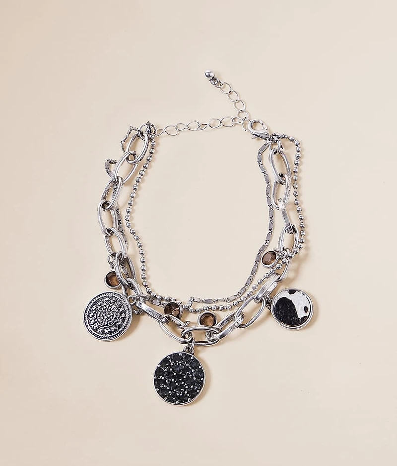 Stacked Charm Bracelet