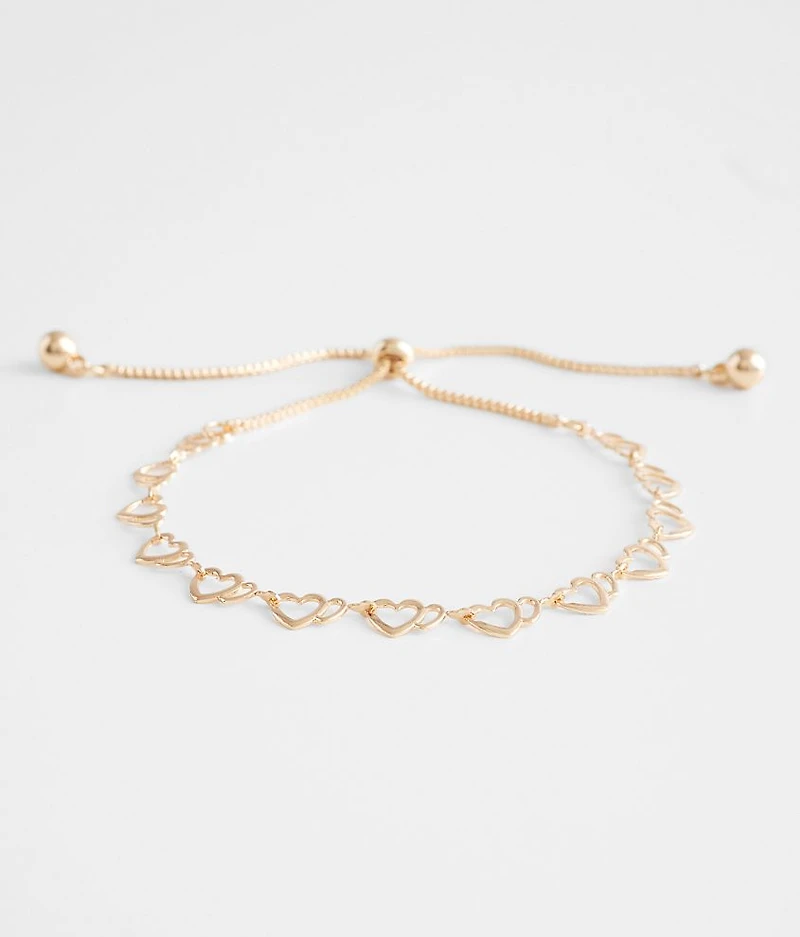 Heart Chain Bracelet