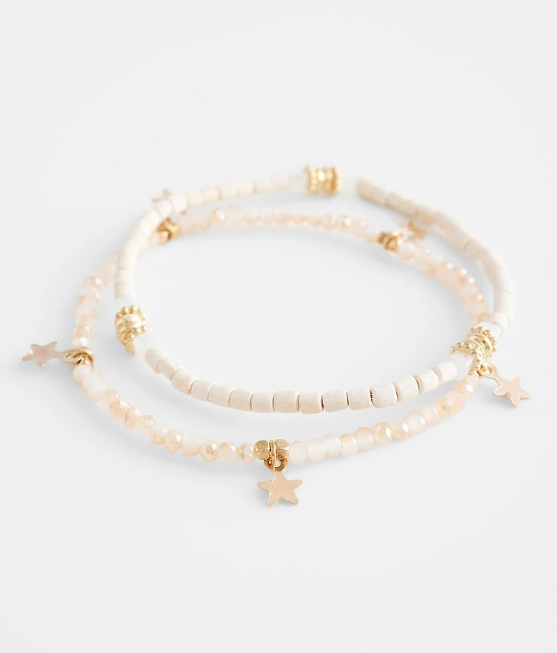 2 Pack Star Bracelet Set