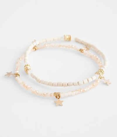 2 Pack Star Bracelet Set