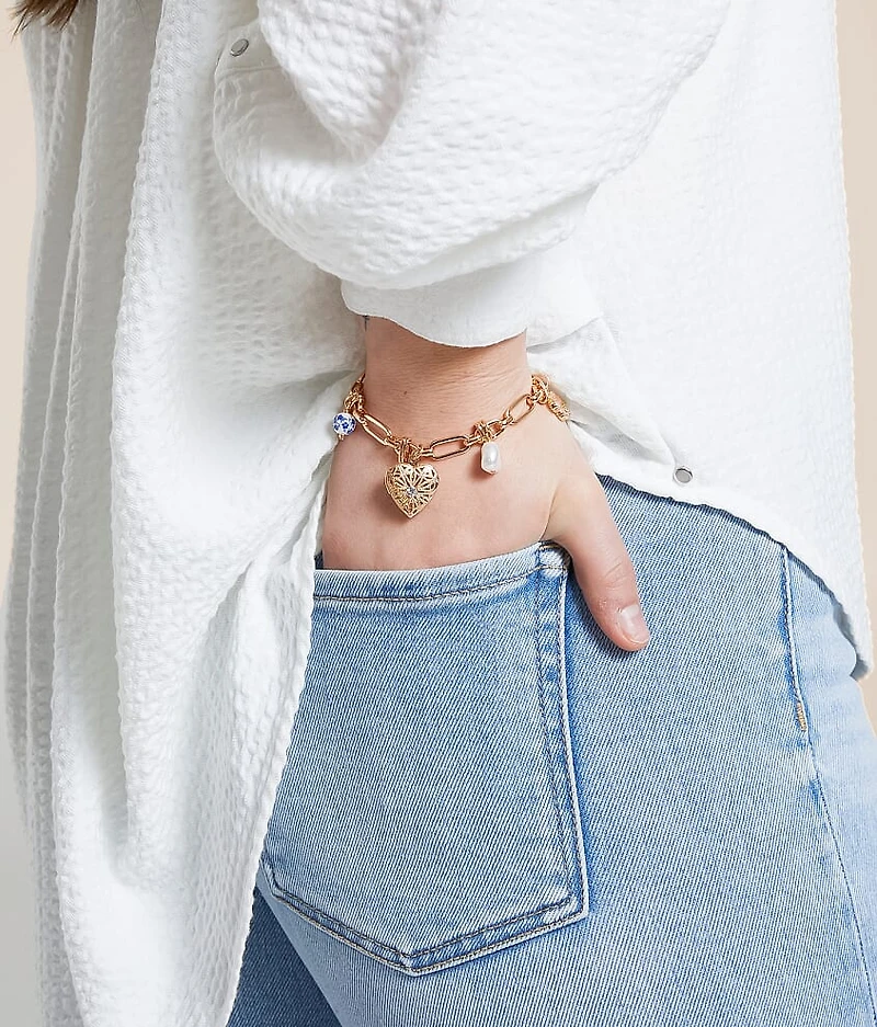 Heart Locket Bracelet