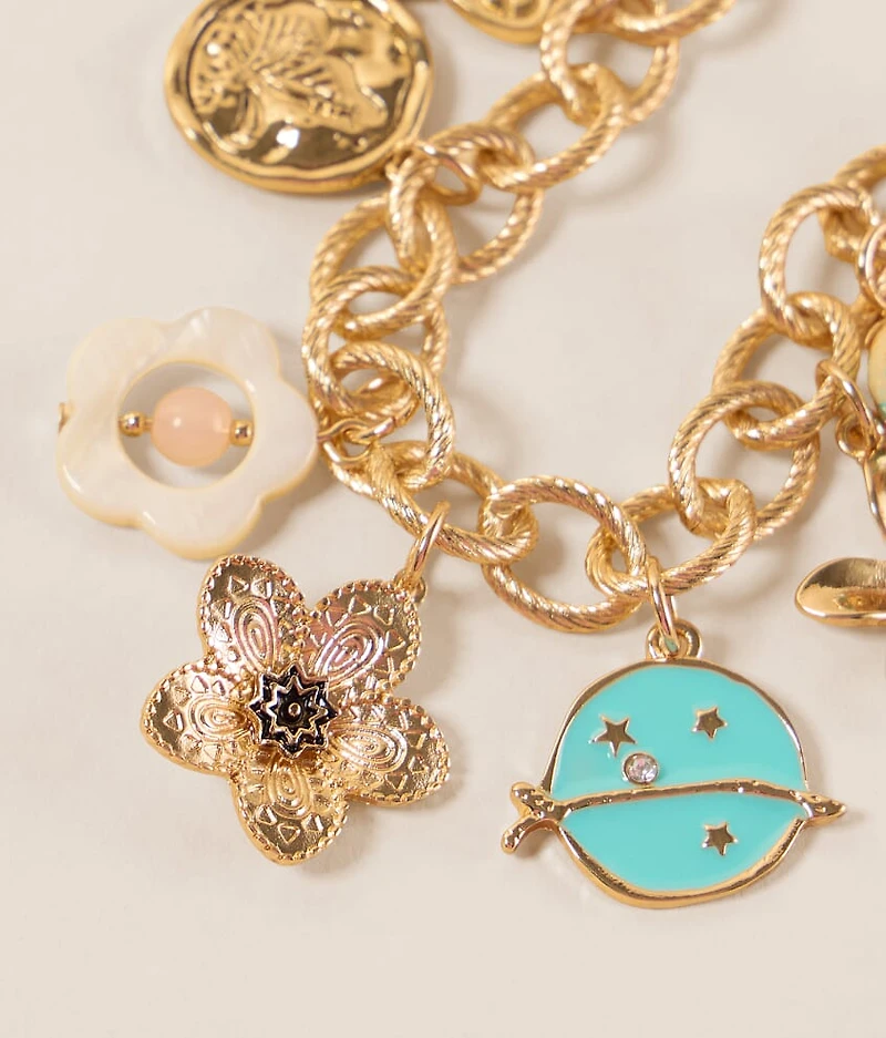 Statement Charm Bracelet