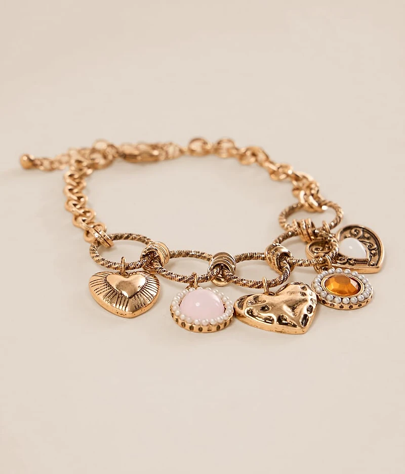Heart Charm Bracelet