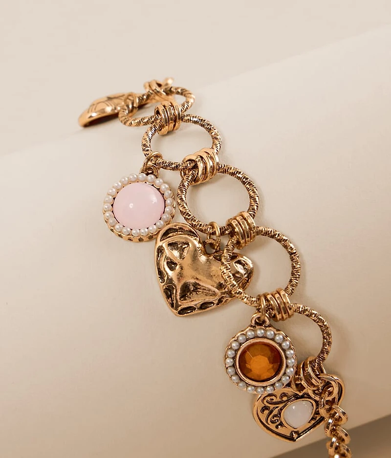 Heart Charm Bracelet