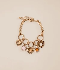 Heart Charm Bracelet