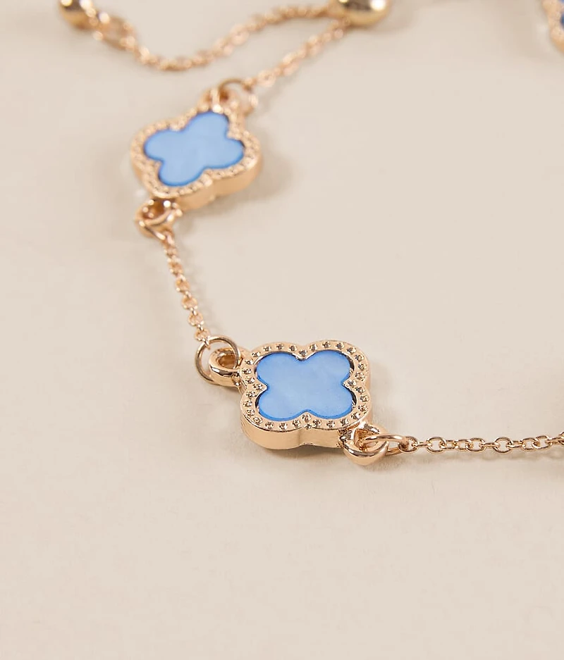 Blues Clover Bracelet
