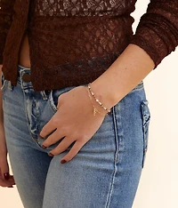 Beaded Cross Bracelet